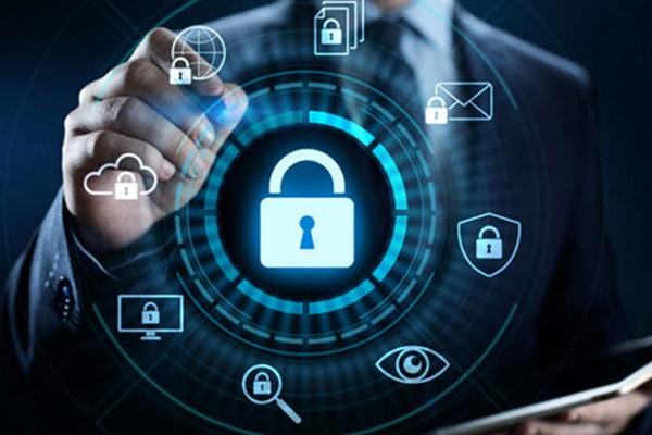 Hình ảnh khóa bảo mật và biểu tượng xác thực hai yếu tố